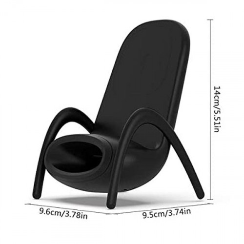 Mini Chair Mobile Stand with Rechargeable Fan