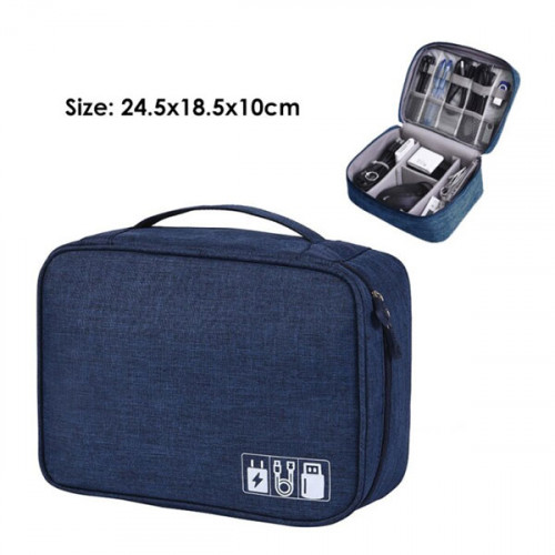 Portable Travel Digital Storage Bag - Bl...