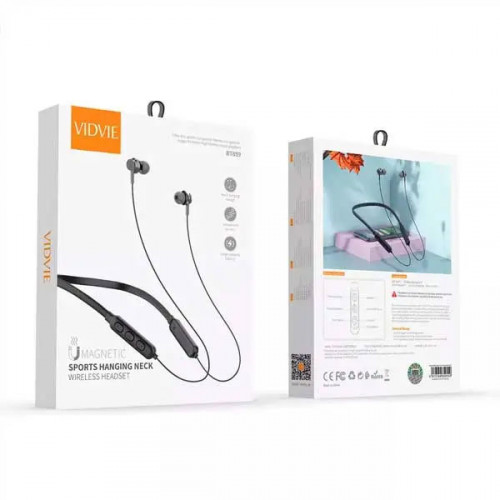 VIDVIE Sweat Resistance Bloototh Wireless Sports Headband Headphones With Bass