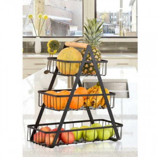 3 Tier Countertop Fruit Basket Vegetable Holder for Kitchen Storage