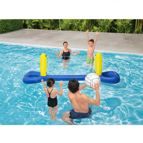 Bestway Inflatable Volleyball net for swimming pool with ball - 244x 64 x 76cm