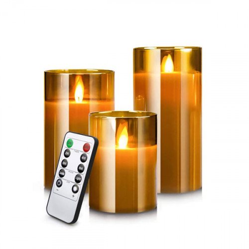 Led Flameless Candles Set with Remote Co...