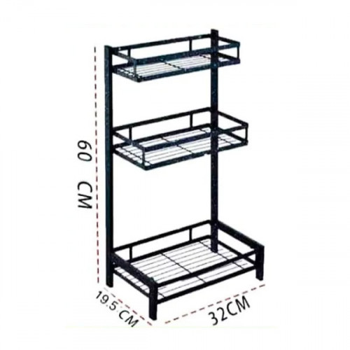      Multi-Function Aluminum 3 Layer Storage Rack