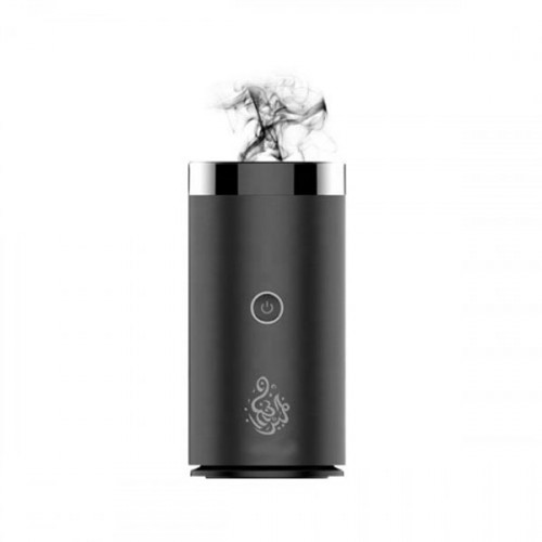 New Rechargeable Portable Incense Bukhoor Burner - Black