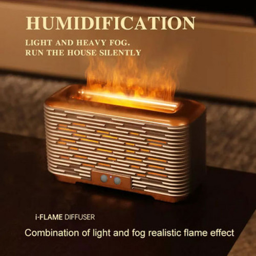  Dynamic Flame Effect Aromatherapy Diffuser Spray Air Humidifier