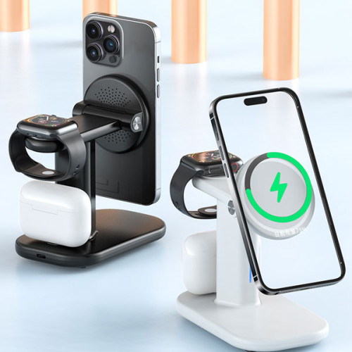 3 in 1 Magnetic MagSafe Wireless Charging Station For iPhone , Airpods and Apple Watch