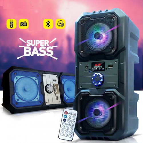 Portable Wireless Bluetooth Speaker Big Sound 2x4"