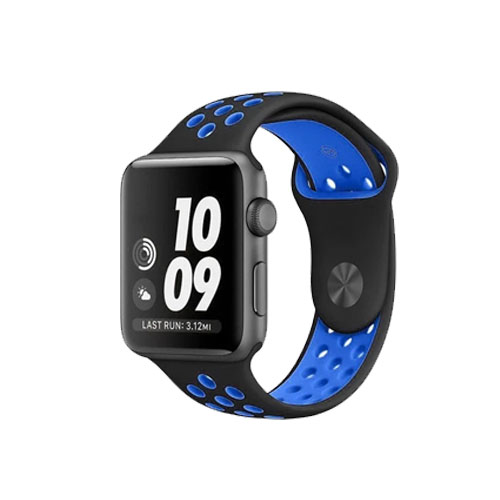 Apple Watch Silicon SPorts & Nike+ Bands For 42 MM / 44 MM Apple Watch ( Pack Of 2 )