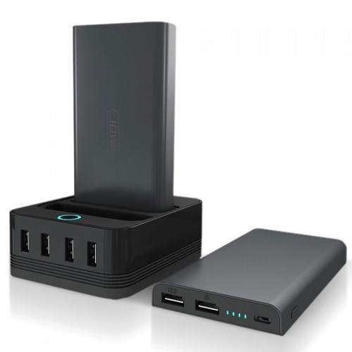 Joway Charging Station With 4 USB Ports and 2 Power Banks 10000mAh