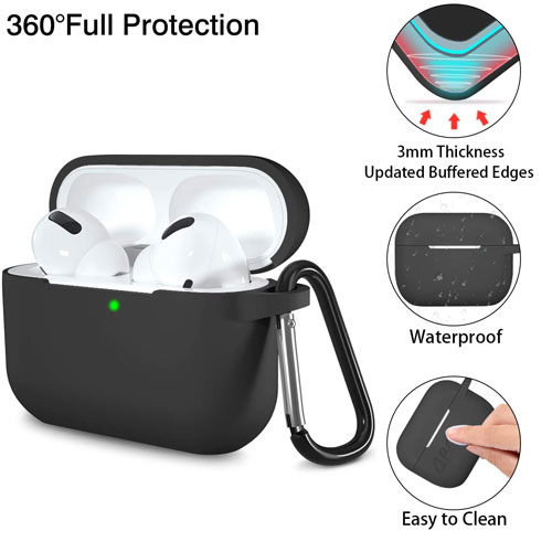 Airpods Pro Silicon Case - Black