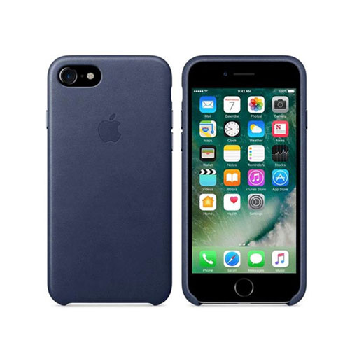 Apple iPhone 7/8 Leather Original Case - Blue