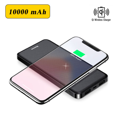 Baseus Dual USB 10000mAh Wireless Charge...