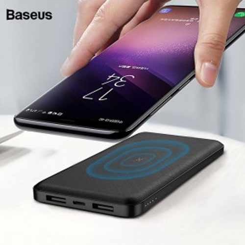 Baseus Dual USB 10000mAh Wireless Charger Power Bank