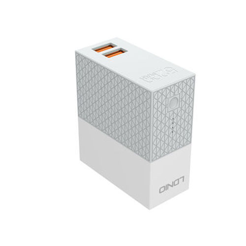 LDNIO 2 USB Home Charger with 5200 mAh Power Bank