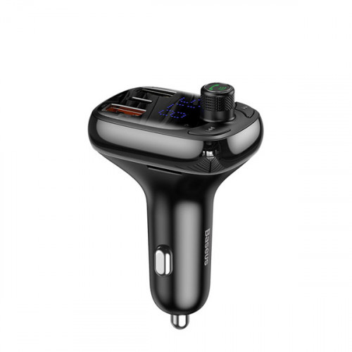 Baseus T-Typed 2 USB , Type-C and MP4 Car Charger