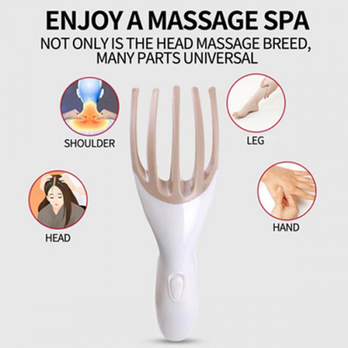 Head Massager Neck Octopus Scalp Relaxation Spa Vibration Massage