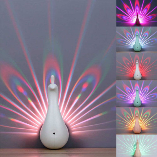 LED Night Light , Peacock Wall Light , M...