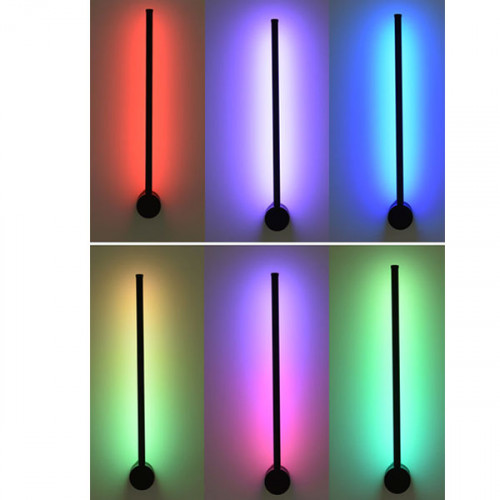 Dimmable RGB Colorful Wall Lamp with Remote Control 100 CM