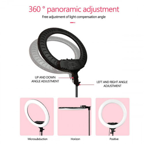 Led Selfie Ring Light with Tripod and 3 Mobile Holder ( 21 inch )