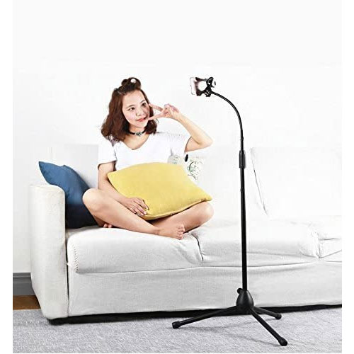 Floor Tripod Stand For All Smart Phones , iPads and Tablets Up To 11 inch