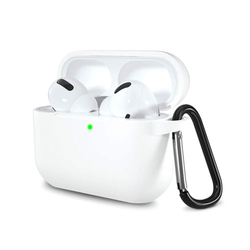 Airpods Pro Silicon Case - White