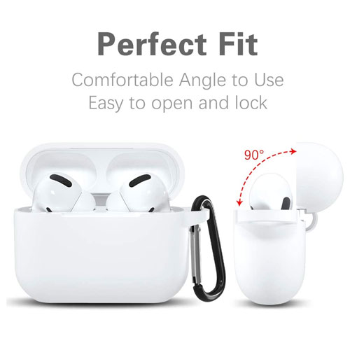 Airpods Pro Silicon Case - White