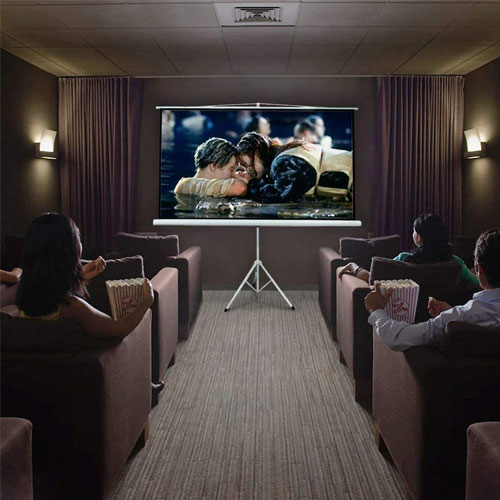 Portable Projector Screen with Stand 100 Inch ( 16 : 9 )