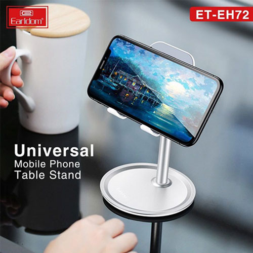 Earldom Universal Stand For All Smart Phones & Tablets - Silver