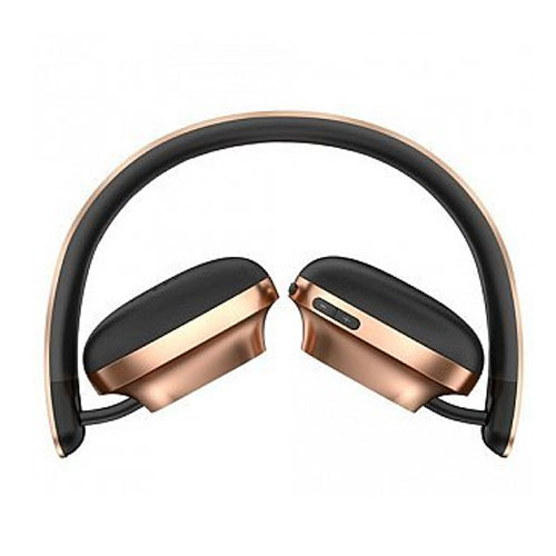 Baseus D01 Wireless Bluetooth Headphone with Mic - Gold