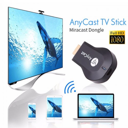 Anycast Wireless HDMI Dongle Miracast Airplay DLNA Online Mirroring TV Stick for iOS & Android