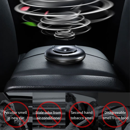 Baseus Metal Car Air Freshener ( with 4 Fragrance )