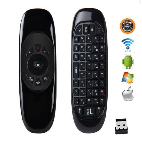 Mini Rechargeable Air Mouse with Keyboar...