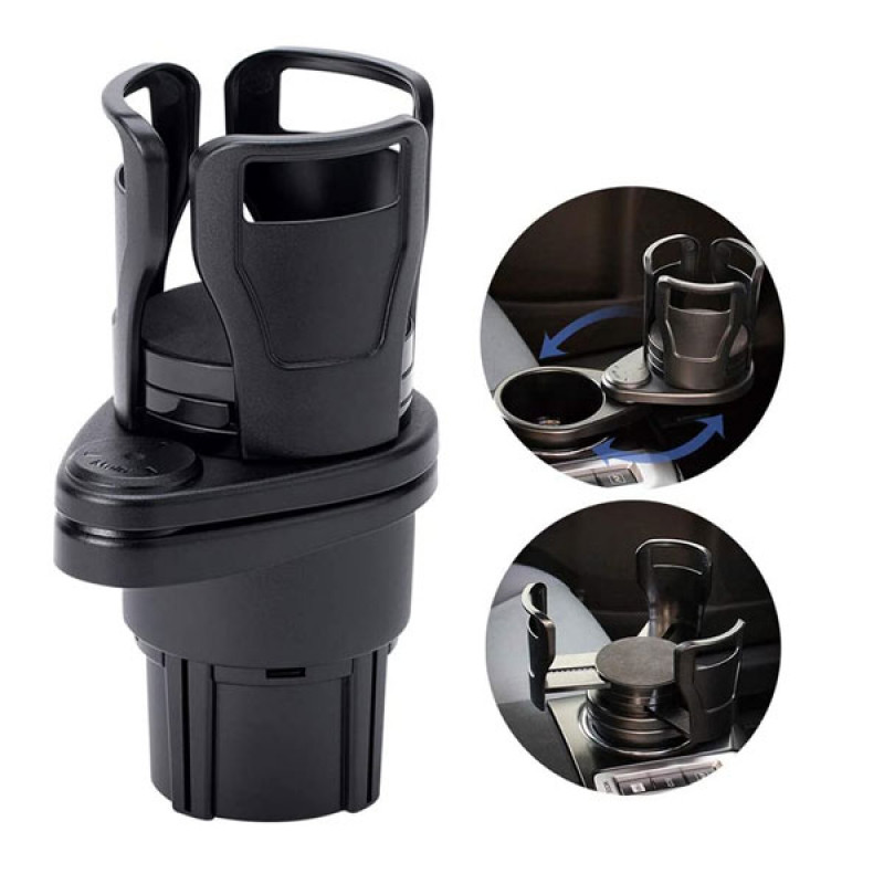 2 in 1 Multifunctional Rotation Car Cup Holder