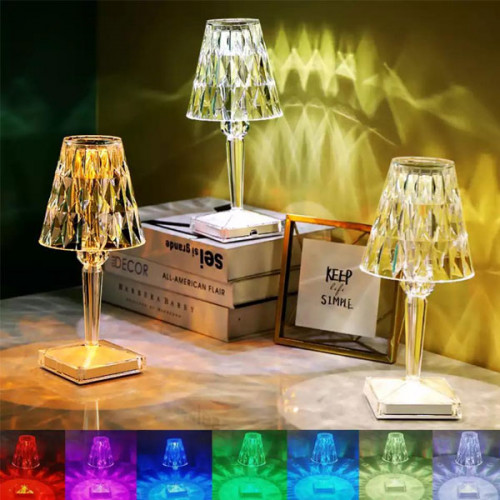  7 Color Changing Desktop Lamp with Remote