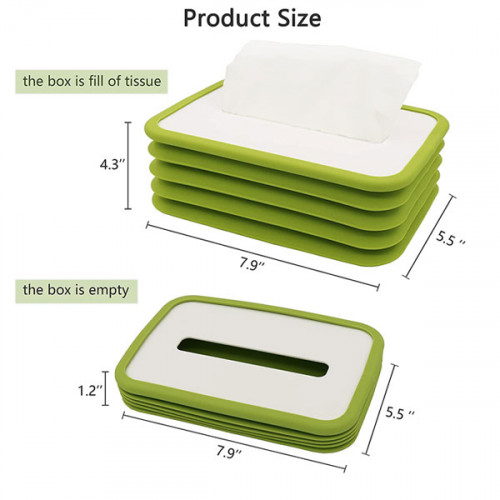 Foldable Tissue Box Cover