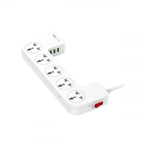 LDNIO SC5309 Power Strip  Box EU Plug Universal Power Adapter Strip With 5 Socket and 3 USB