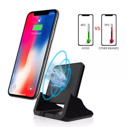 Desk Stand Qi 10W Wireless Fast Charger