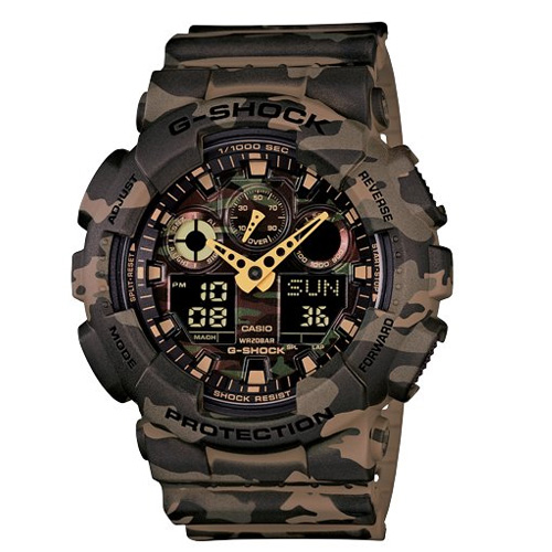 Casio G-Shock Analog-Digital Green Dial ...