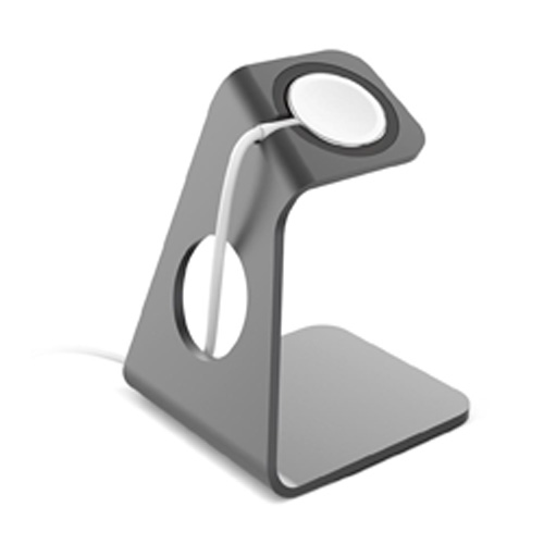 Aluminum Minimal and Sleek Design Apple Watch Stand - Gray