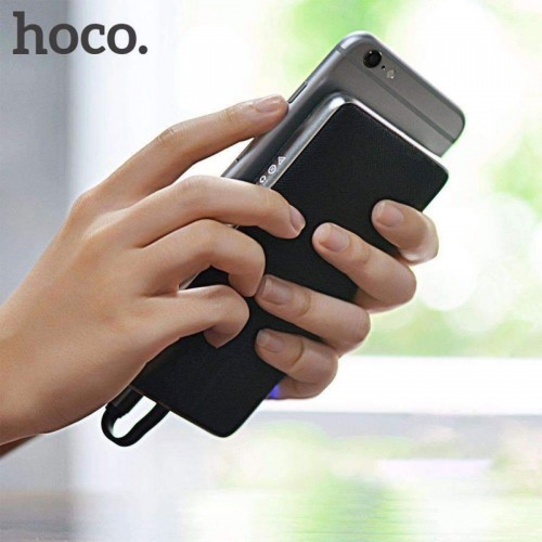 HOCO J1 10000 mAh  Portable Slim Power Bank - Black