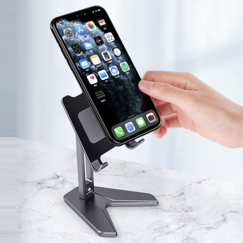 Mini Aluminum Alloy Universal Desktop Stand For Mobiles & Tablets 