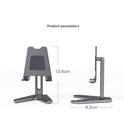 Mini Aluminum Alloy Universal Desktop Stand For Mobiles & Tablets 