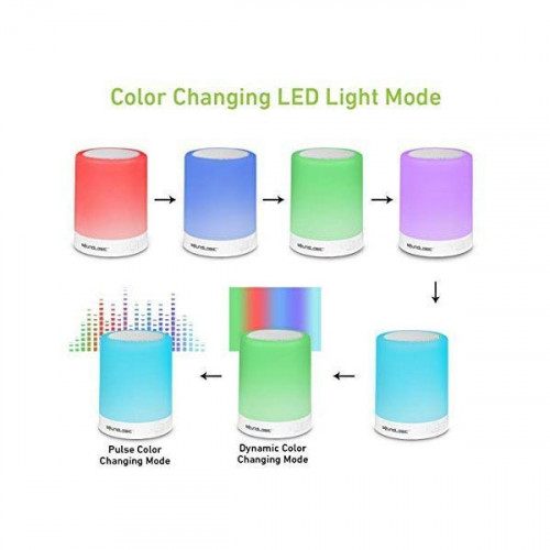 LED Touch Lamp Portable Bluetooth Speaker