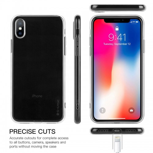 Bundle Offer TPU Case + Tempered Glass For iPhone X