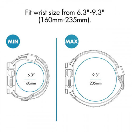 Crystal Clear Strap with Rugged Bumper Case For Apple Watch 42MM and 44MM