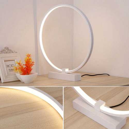 LED Table Lamps Modern Minimalist Round Shape  Night Light Decor And Lighting For Reading Bedroom