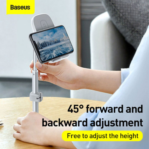 Baseus Literary Youth Desktop Bracket (Telescopic + Wireless Charging)