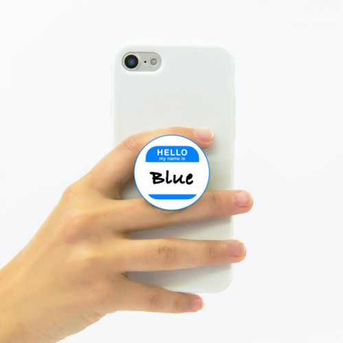 Blue Smart Button - Simply Share Your Socials