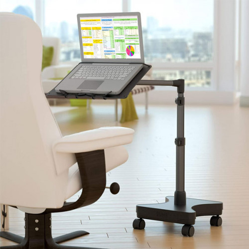 LEVO Rolling Laptop Workstation Stand