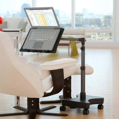 LEVO Rolling Laptop Workstation Stand